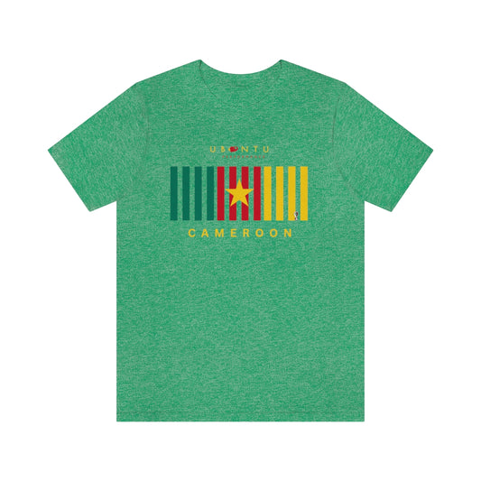 Cameroon  flag colors  men's women's unisex tee football soccer fans  world cup gift t shirt