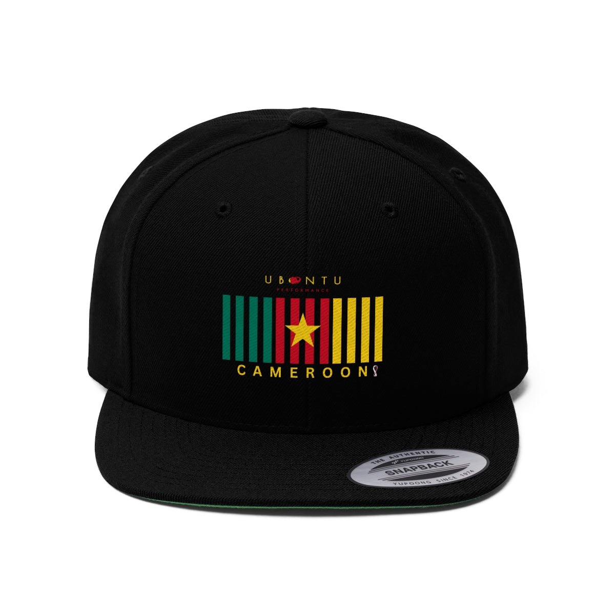 Cameroon  flag colors  unisex hat football soccer fans  world cup gift hat