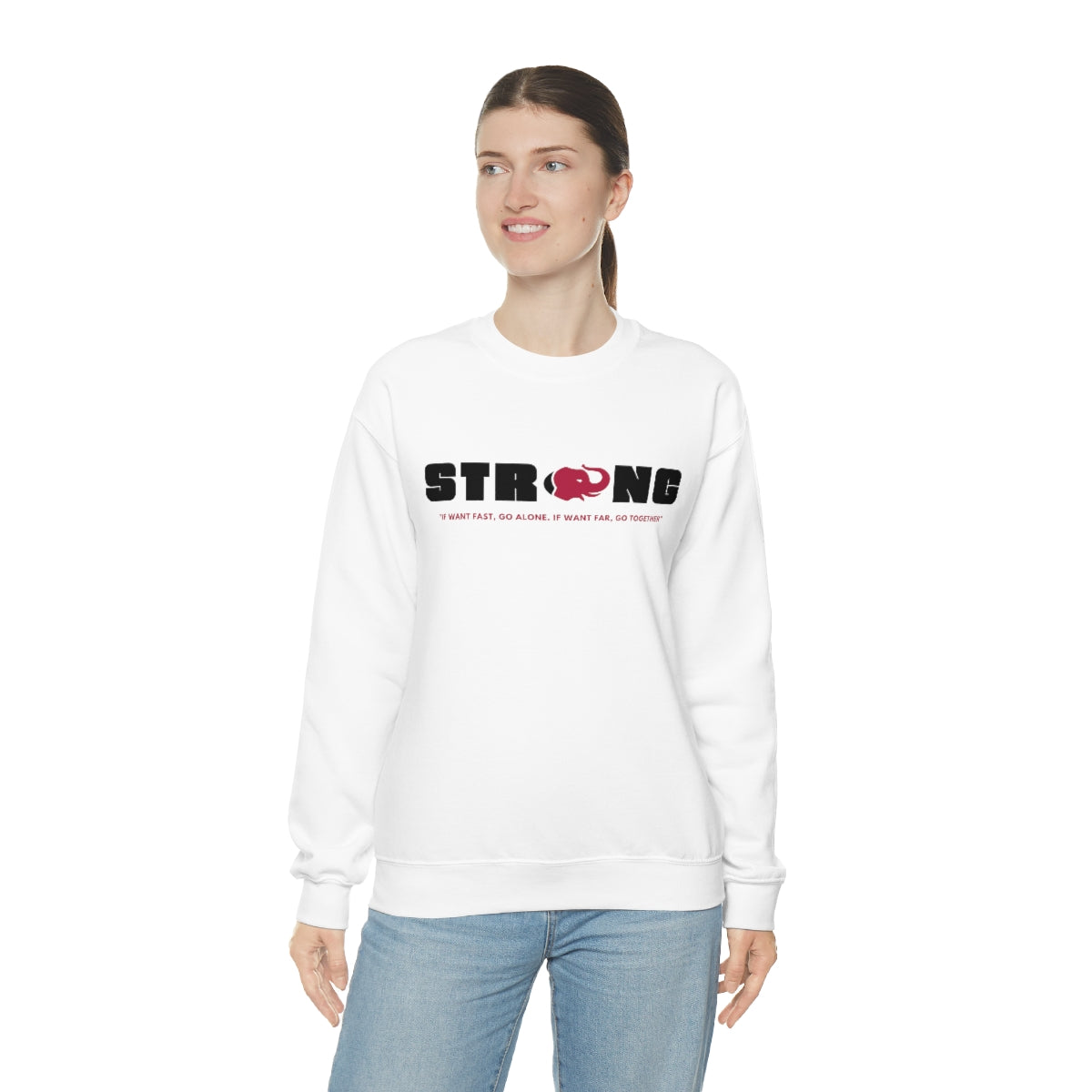 UBUNTU STRONG Unisex Heavy Blend™ Crewneck Sweatshirt