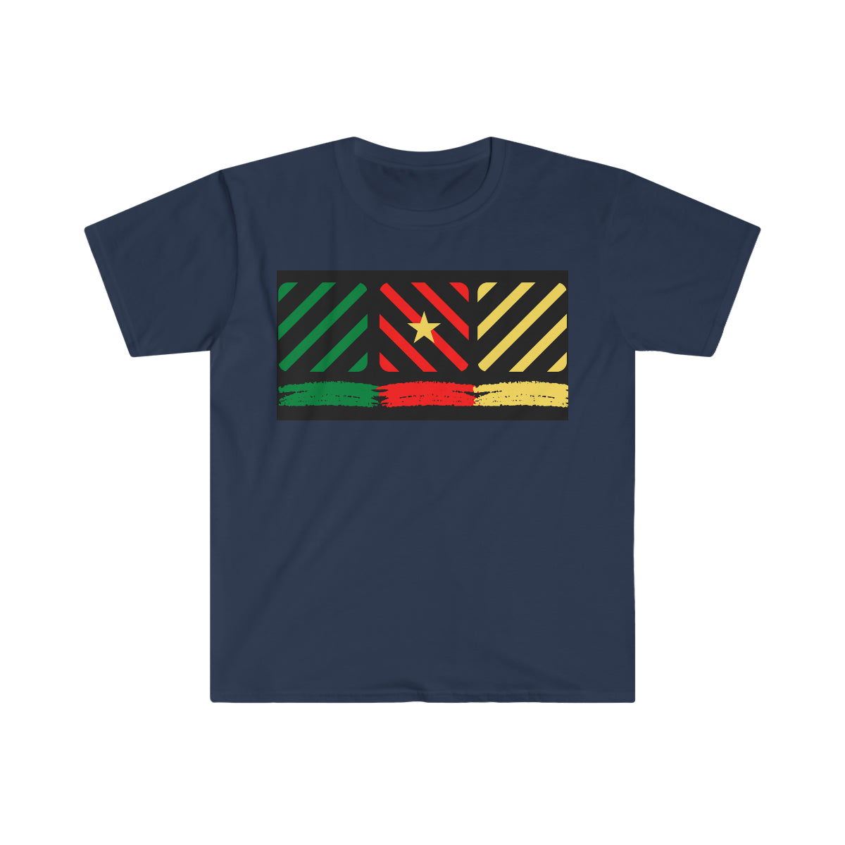 CAMEROON  Flag colors , soccer fan , supporter gift Unisex Softstyle T-Shirt