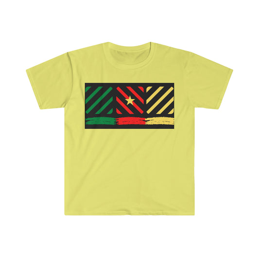 CAMEROON  Flag colors , soccer fan , supporter gift Unisex Softstyle T-Shirt