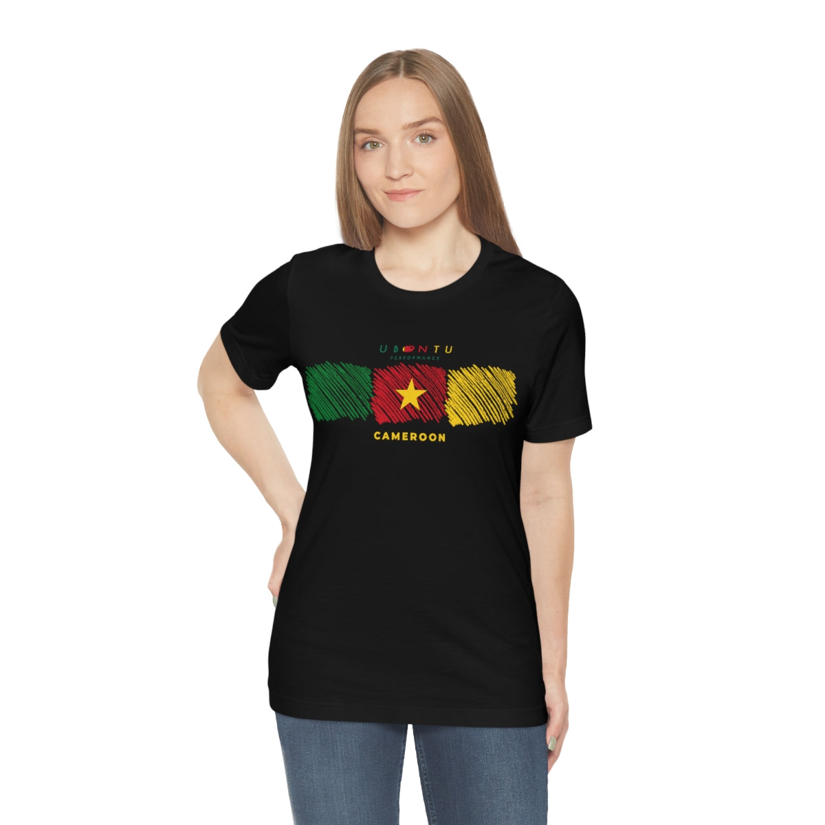 Cameroon  flag unisex men's women's tee football soccer fans  world cup gift t shirt