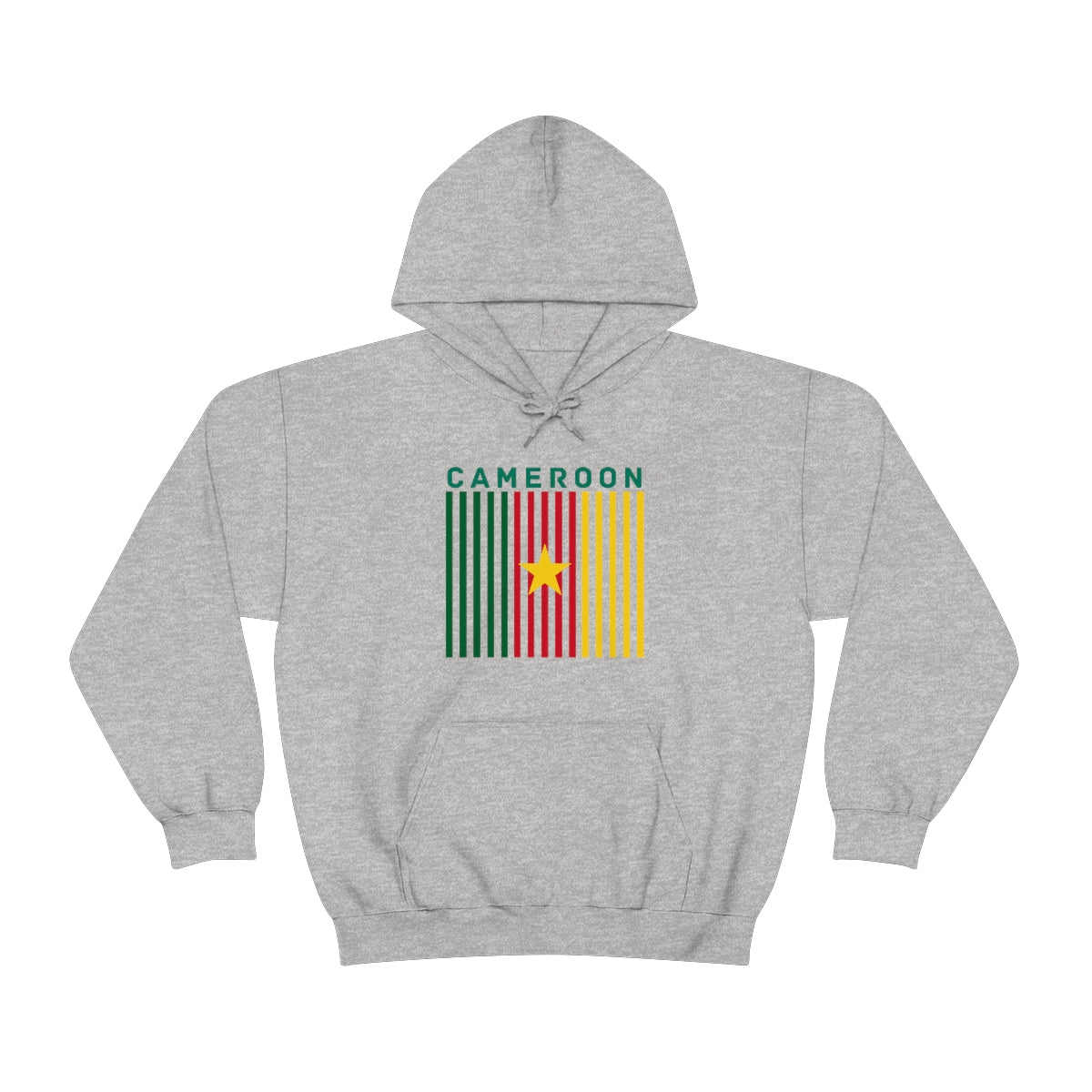 CAMEROON  FLAG COLORS Unisex Heavy Blend™ Hooded Sweatshirt
