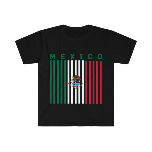 MEXICO  Flag colors , soccer fan , supporter gift Unisex Softstyle T-Shirt