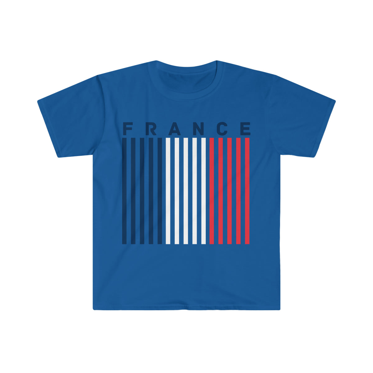 FRANCE  Flag colors , soccer fan , supporter gift Unisex Softstyle T-Shirt